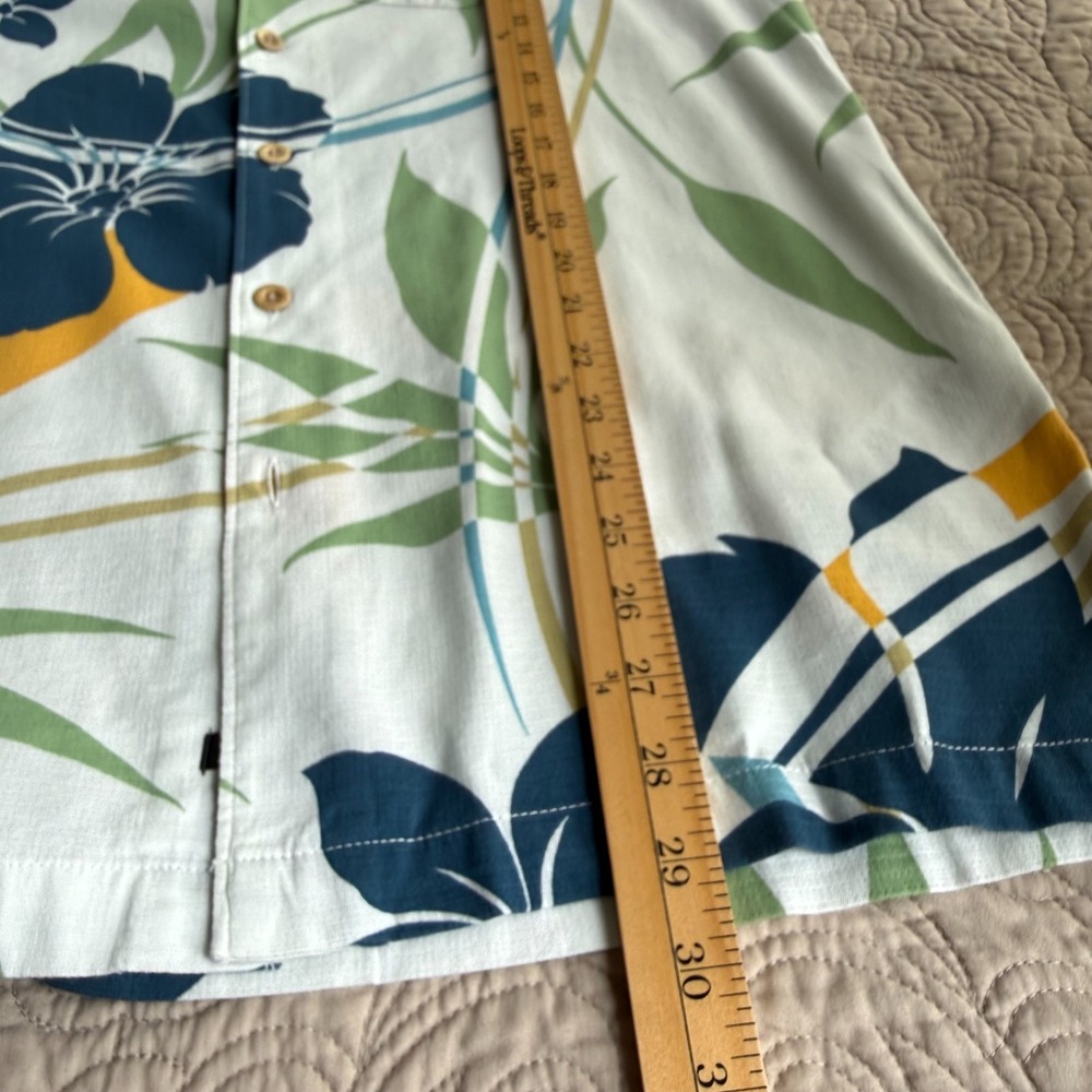 Quiksilver Waterman Shirt Mens Small Split Rock Floral Hawaiian Print NWT - Picture 8 of 9
